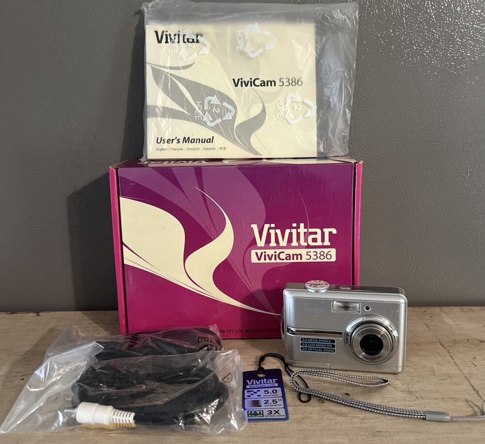 Vivitar Vivicam 5386 5MP DIGITAL CAMERA